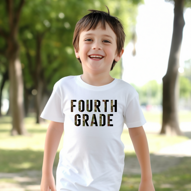 Fourth Grade Camo - DTF Transfer