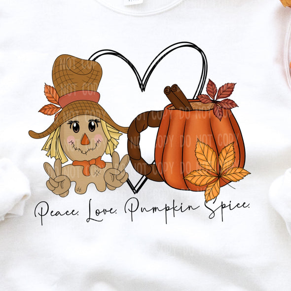 Peace Love Pumpkin Spice - DTF