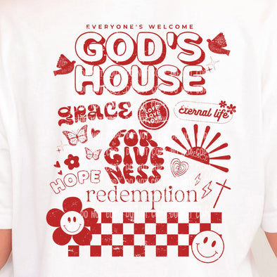 Everyone's Welcome God's House - DTF