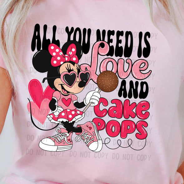 Love and Cake Pops -  DTF