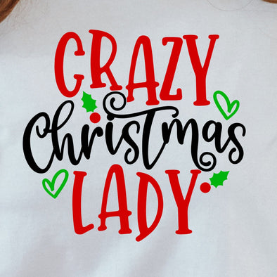 Cazy Christmas Lady -  DTF Transfer