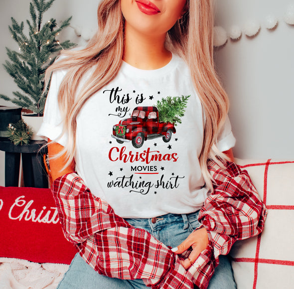 This Is My Christmas Movies Watching Shirt - DTF Transfer