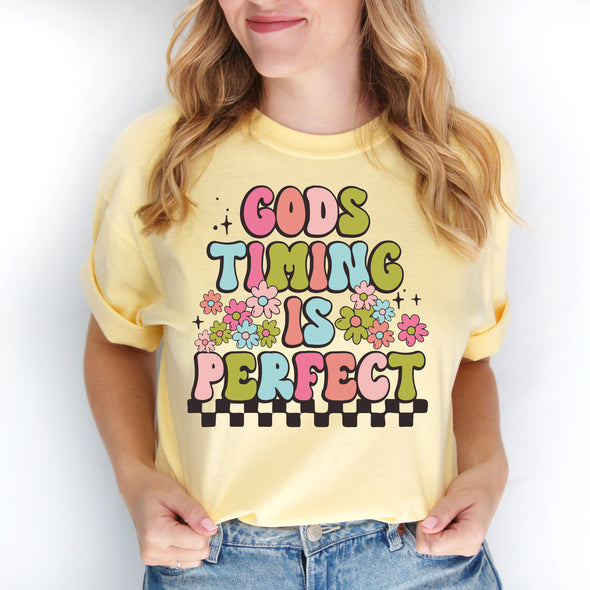 Gods Timing Is Perfect - DTF