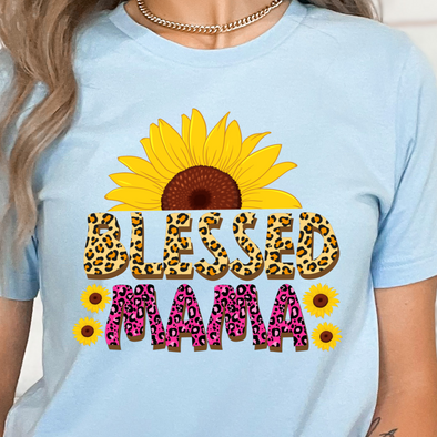 Blessed Mama Sunflower - DTF Transfer