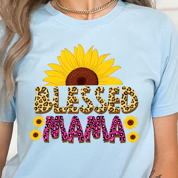 Blessed Mama Sunflower - DTF Transfer