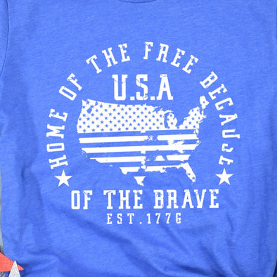 Home of the Brave -  Screen Print Transfer