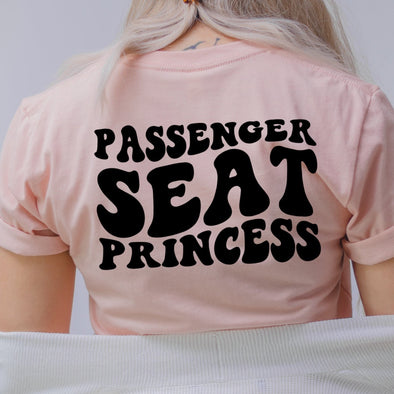 Passenger Seat Princess  -  Screen Print Transfer