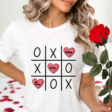 Tic Tac Toe Valentine's Day - DTF