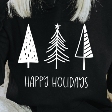 Happy Holidays -  Screen Print Transfer