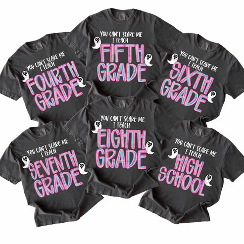 You Can’t Scare Me I Teach WHITE INK - DTF Transfer