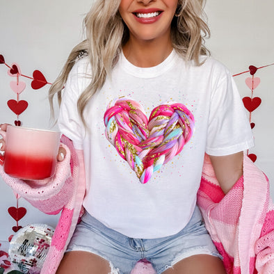 Crotchet Valentine Heart - DTF Transfer