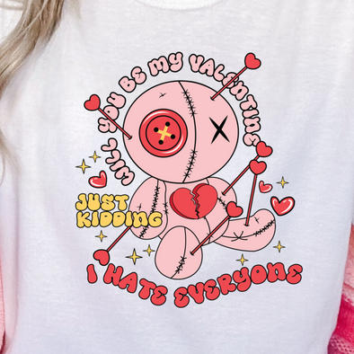 Will You Be My Valentine VooDoo - DTF Transfer