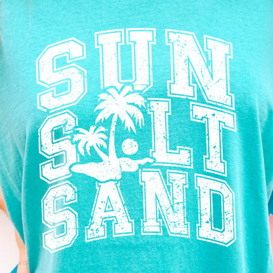 Sun Salt Sand -  Screen Print Transfer