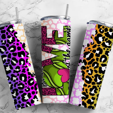 For The Love Of Tennis- 20 oz Skinny Tumbler Sublimation Transfers