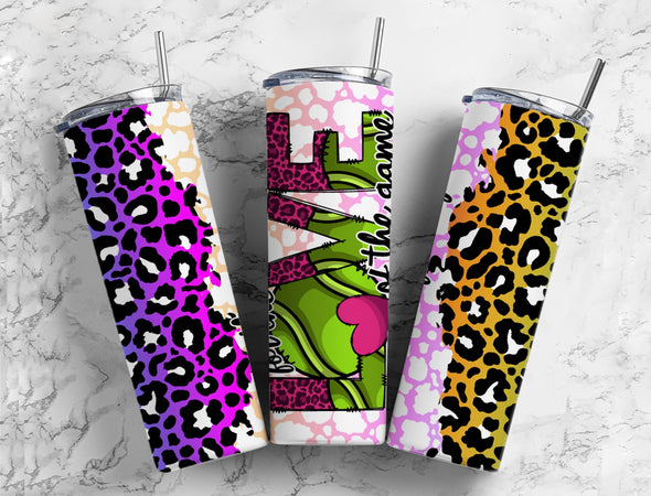 For The Love Of Tennis- 20 oz Skinny Tumbler Sublimation Transfers