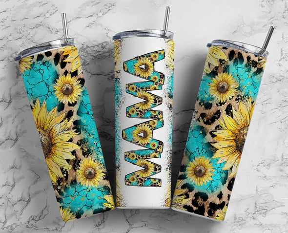 Sunflower Mama-20 oz Tumbler Sublimation Transfers