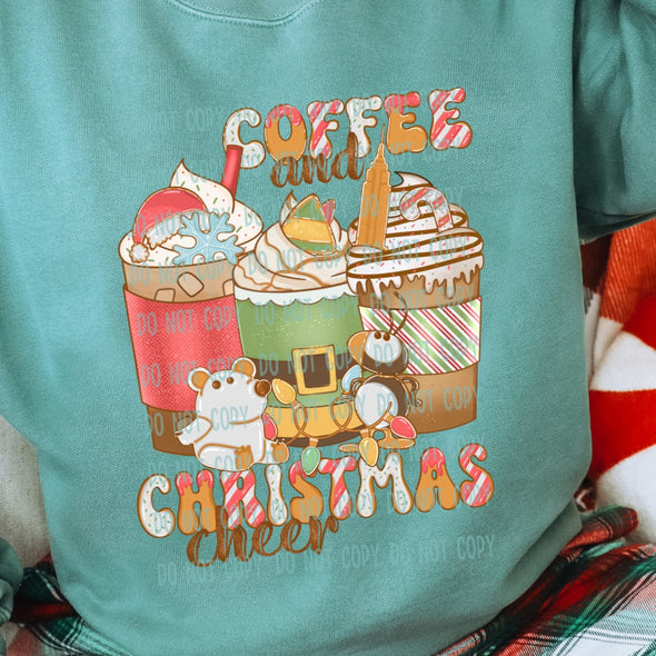 Coffee and Christmas Cheer -  DTF