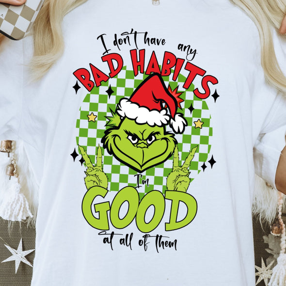 Bad Habits - DTF Transfer