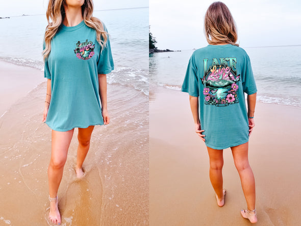 Lake Life Circular  - DTF