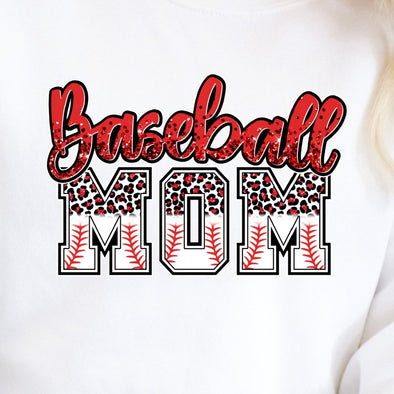 Baseball Mama Red  -  DTF