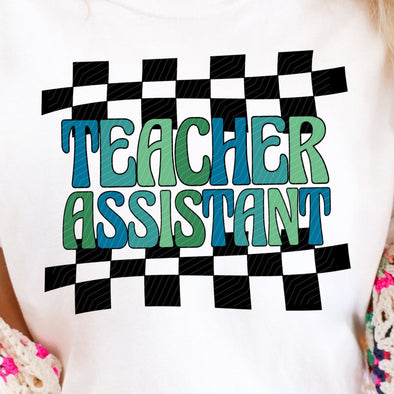 Teacher Assistant Blue - DTF Transfer