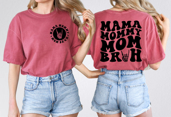 Mama Mommy PATCH (THIS IS NOT SOLD AS A SET!!) - Screen Print Transfer