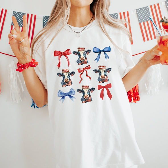 Patriotic Cows - DTF Transfer