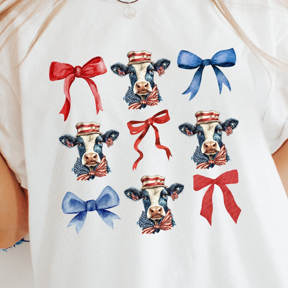 Patriotic Cows - DTF Transfer