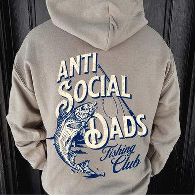 Anti social dads fishing club - DTF Transfer