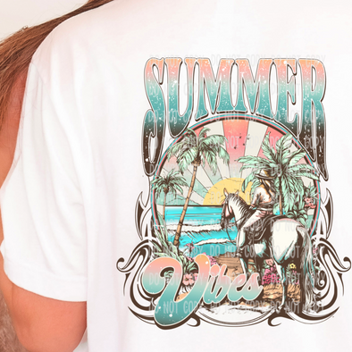 Summer Vibes Country Horse  - DTF
