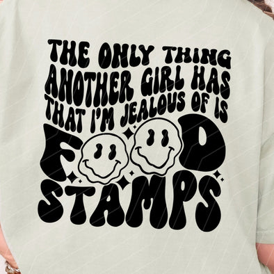 Food Stamps  - THIS IS NOT A SET -  Screen Print Transfer