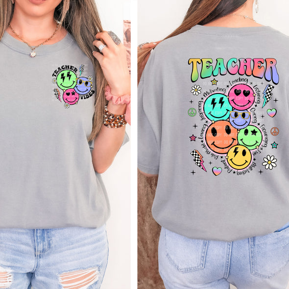 Teacher Vibes SET - DTF Transfer