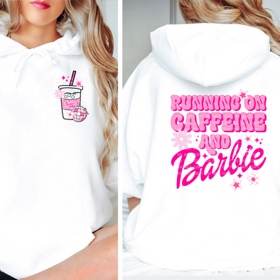 Running on Caffeine And Barb Set - DTF Transfer