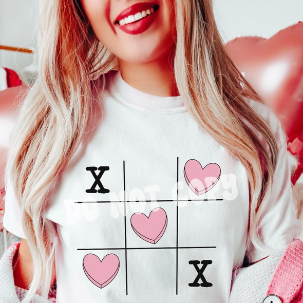 Valentine Tic Tac Toe - DTF