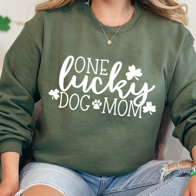 One Lucky Dog Mom - Screen Print Transfer