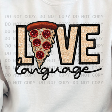 Love Language - Pizza M27 - DTF