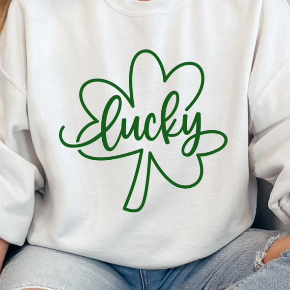 I52 Lucky GREEN - Screen Print Transfer