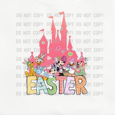 Mouse & Friends Castle Easter -  DTF