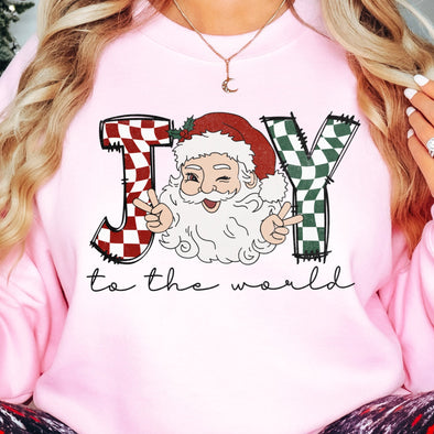 Joy To The World Santa - DTF