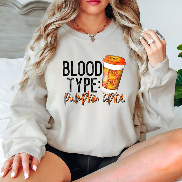 Blood Type Pumkin Spice  - DTF