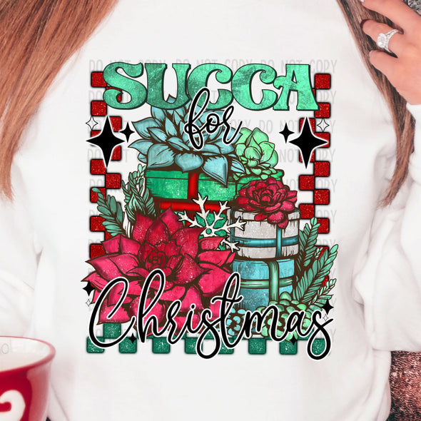 Succa For Christmas - DTF Transfer