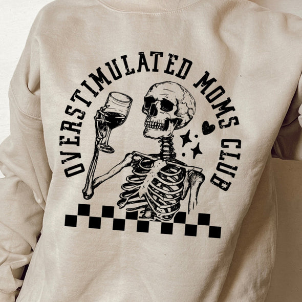 Overstimulated Moms Club -  Screen Print Transfer