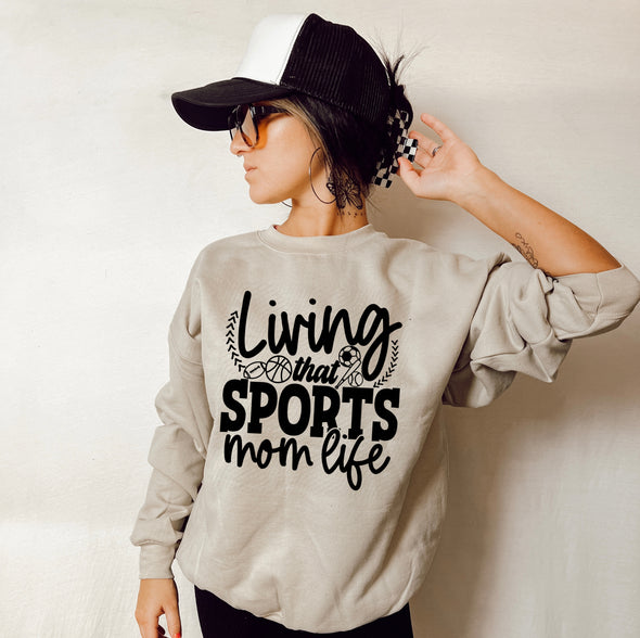 Sports Mom Life -  Screen Print Transfer