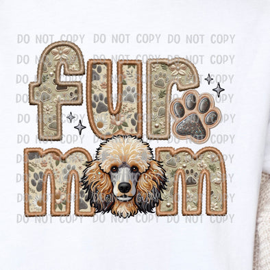 Fur Mom Poodle M14 - DTF