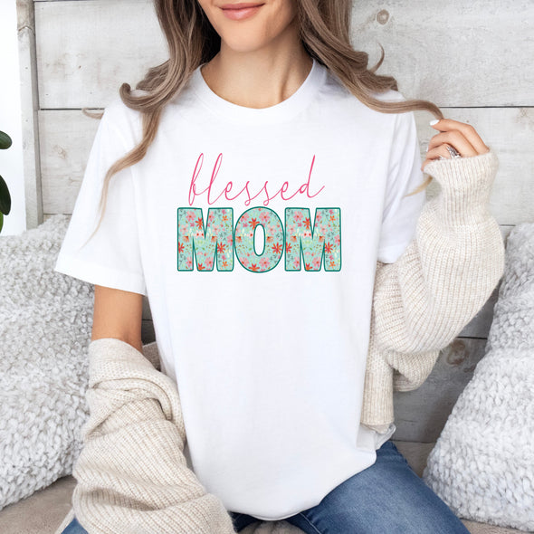 Blessed Mom - DTF Transfer