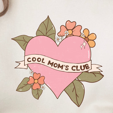 Cool Mom's Club Heart - DTF Transfer