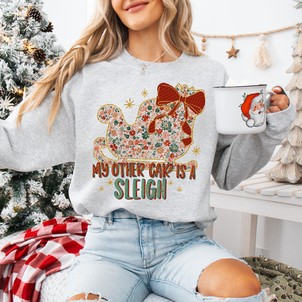 My Other Car Is a Sleigh- DTF Transfer