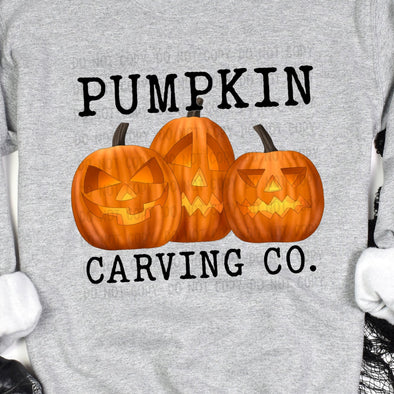 Pumpkin Carving - DTF Transfer