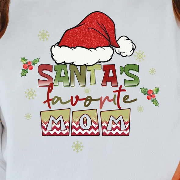 Santa's Favorite Mom - DTF Transfer