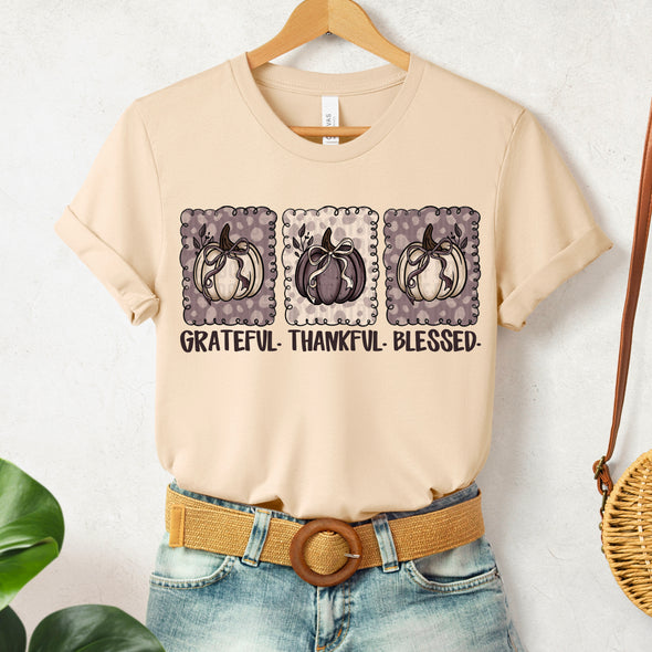 Grateful Thankful Blessed  - DTF Transfer